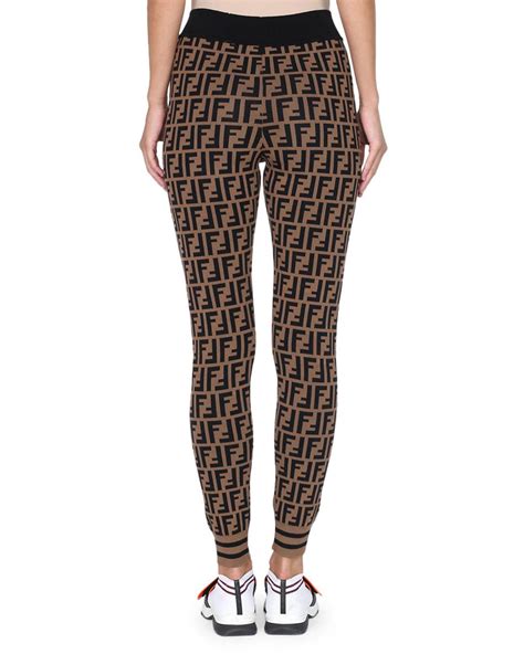 brown fendi leggings|Fendi jogging suits.